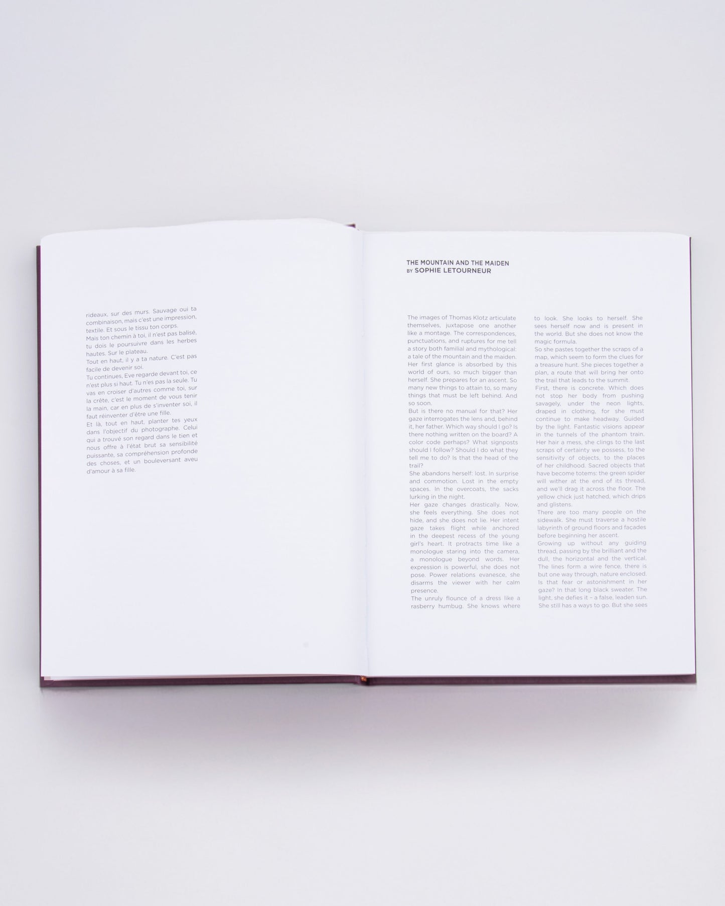 Ève, La Montagne et la jeune fille